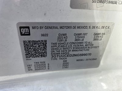 2022 GMC Sierra 1500 Elevation