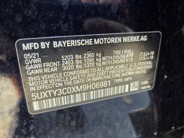 2021 BMW X3 sDrive30i