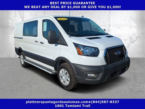 2024 Ford Transit Cargo Van T-250 130" Low Rf 9070 GVWR RWD