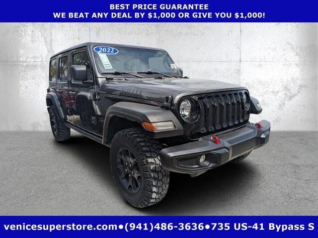 2022 Jeep Wrangler Unlimited Willys Sport