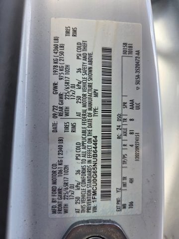 2022 Ford Escape SE