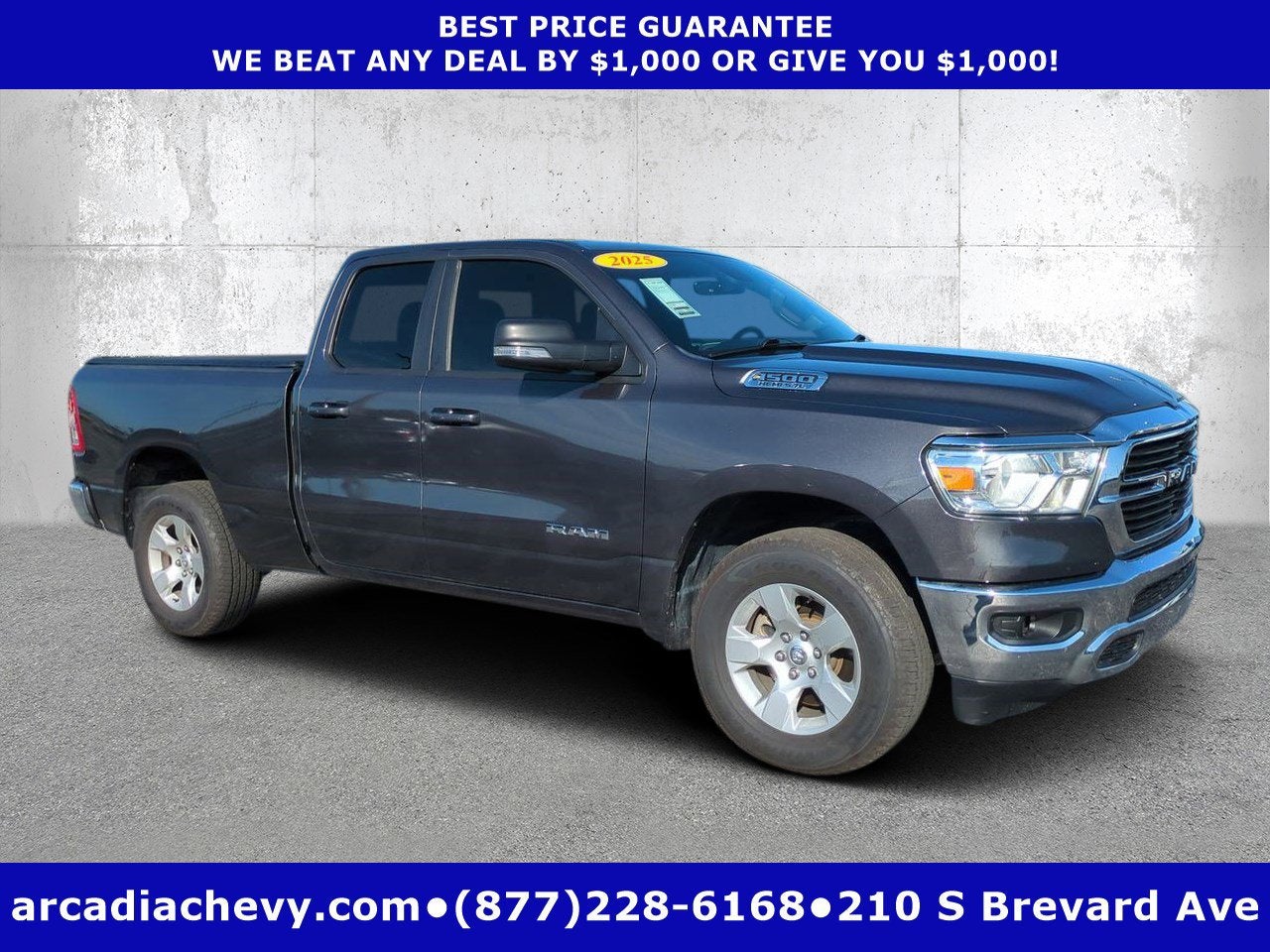 2021 RAM 1500 Big Horn Quad Cab 4x4 6'4" Box
