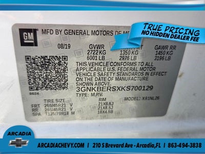 2019 Chevrolet Blazer RS