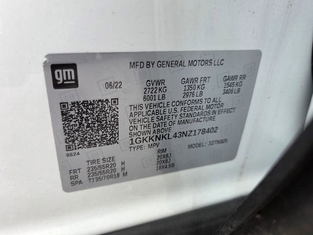2022 GMC Acadia SLE