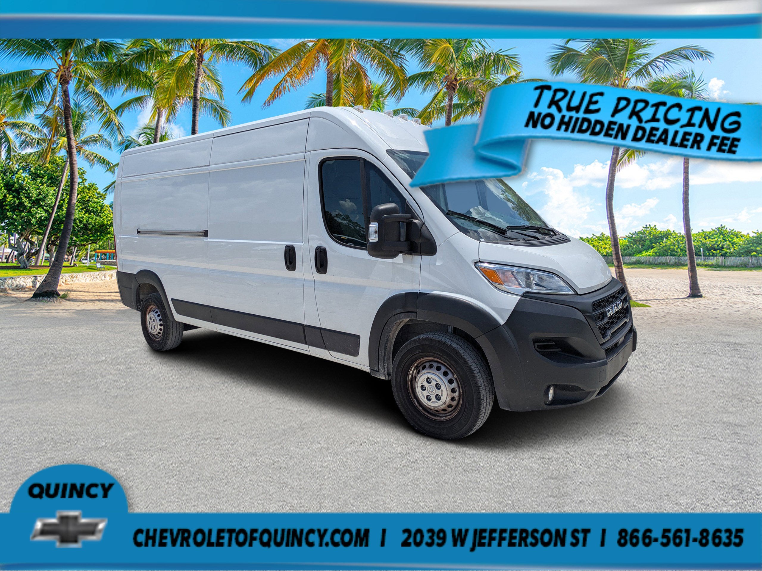 2026 RAM ProMaster 2500 Cargo Van Tradesman High Roof 159" WB w/Pass Seat