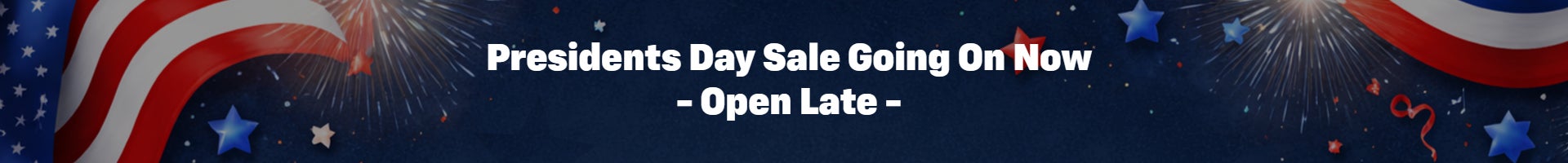 Presidents Day Sale